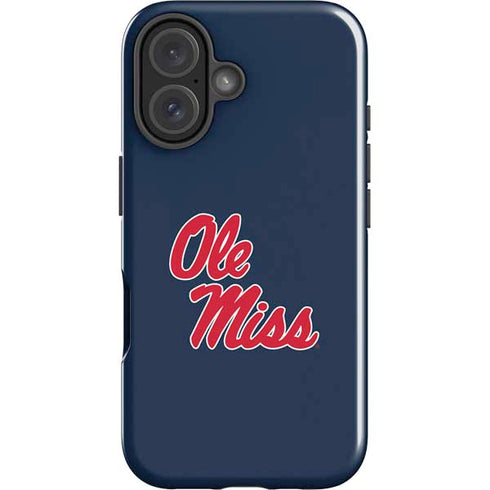 University of Mississippi Rebels Ole Miss iPhone 16 Plus Impact Case